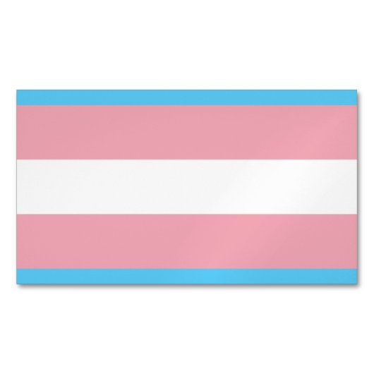 Transgender Prilag - LGBT-Regenbogen Magnetische Visitenkarte (Vorderseite)