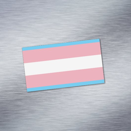 Transgender Prilag - LGBT-Regenbogen Magnetische Visitenkarte (Beispiel)