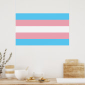 Transgender Prilag - LGBT-Regenbogen Poster (Küche)