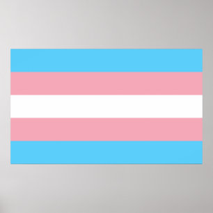 Transgender Prilag - LGBT-Regenbogen Poster