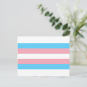 Transgender Prilag - LGBT-Regenbogen Postkarte (Stehend Vorderseite)