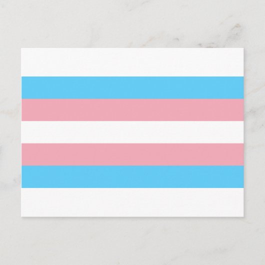Transgender Prilag - LGBT-Regenbogen Postkarte (Vorderseite)