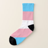Transgender Prilag - LGBT-Regenbogen Socken (Links - Außen)