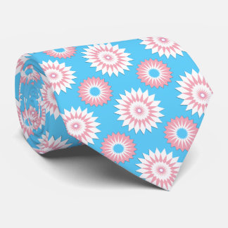 Transgender-Prix-Flag / Blaue Blume Krawatte