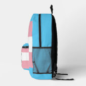 Transgender-Prix-Flag mit einer benutzerdefinierte Bedruckter Rucksack (Rechts)