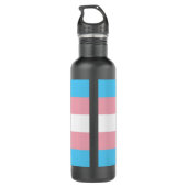 Transgender-Prix-Flasche aus Edelstahl Edelstahlflasche (Rückseite)