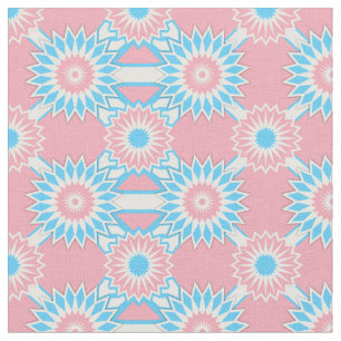 Transgender Prix nahtlose rosa Blume Stoff
