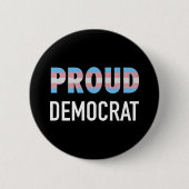 Transgender Proud-Demokrat Button (Vorderseite)