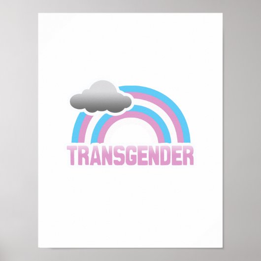TRANSGENDER RAINBOW POSTER (Vorne)