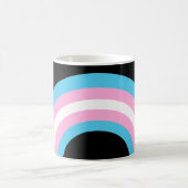 Transgender Rainbow Prilag Monogram Coffee Tasse (Mittel)