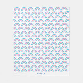 Transgender-Regenbogen-Flagge Personalisiert Fleecedecke