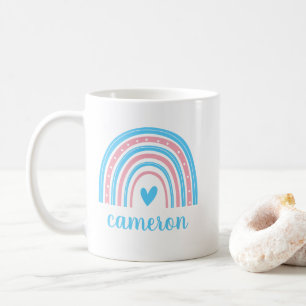 Transgender-Regenbogen-Personalisiert Kaffeetasse