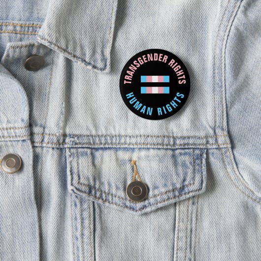 Transgender Rights Equal Human Rights Button (Beispiel)