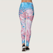 Transgender Schlange Damask - Farbe des Transgende Leggings (Rückseite)