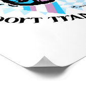 Transgender-Schmetterling-Stamm Poster (Ecke)