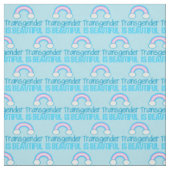 Transgender schöne Regenbogen Blau Rosa Weiß Stoff (Muster)