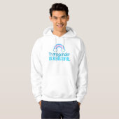 Transgender-schöner Regenbogen Hoodie (Vorne ganz)