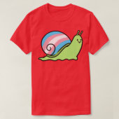 Transgender Snail Trans Pride T-Shirt (Design vorne)