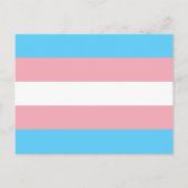 Transgender-Stolperflagge Postkarte (Vorderseite)