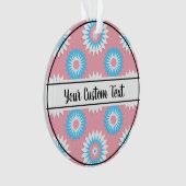 Transgender-Stolz-Blume Ornament (Vorderseite)