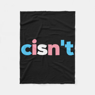 Transgender Stolz Cisnt - Lgbtq Trans Flagge - Lus Fleecedecke