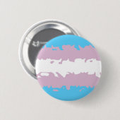 Transgender-Stolz-Flagge (flockig) Button (Vorne & Hinten)