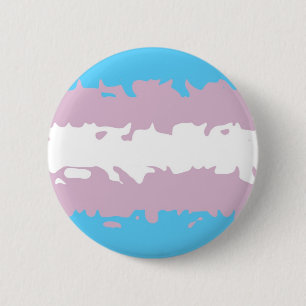 Transgender-Stolz-Flagge (flockig) Button
