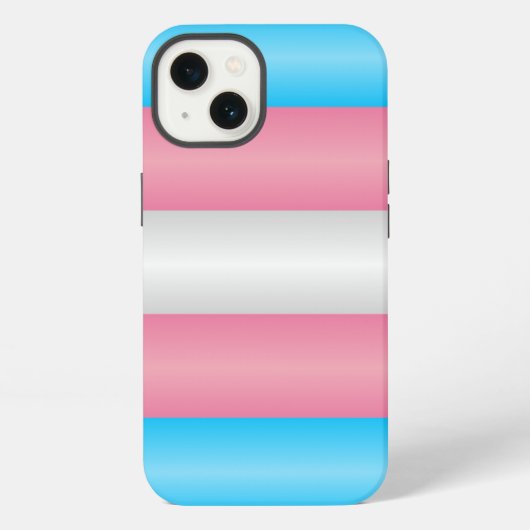 Transgender-Stolz-Flagge iPhone Hülle (Rückseite)