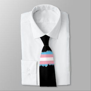 Transgender-Stolz-Flagge Krawatte