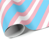Transgender-Stolz-Flagge - LGBT Geschenkpapier (Rolleneckpunkt)