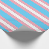 Transgender-Stolz-Flagge - LGBT Geschenkpapier (Ecke)