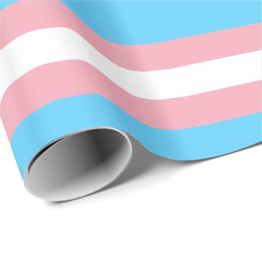 Transgender-Stolz-Flagge - LGBT Geschenkpapier (Rolleneckpunkt)