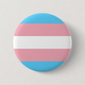 Transgender-Stolz-Flagge - LGBT Regenbogen Button (Vorderseite)