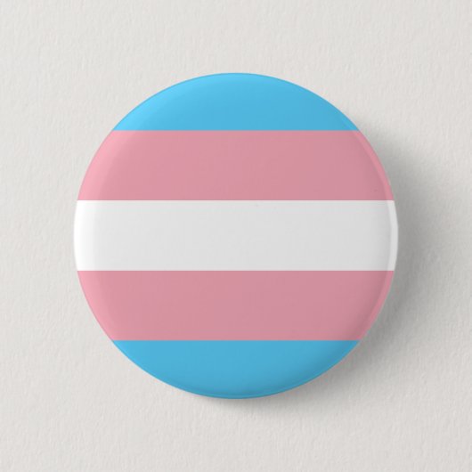 Transgender-Stolz-Flagge - LGBT Regenbogen Button (Vorderseite)