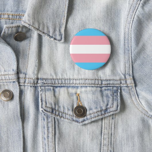 Transgender-Stolz-Flagge - LGBT Regenbogen Button (Beispiel)