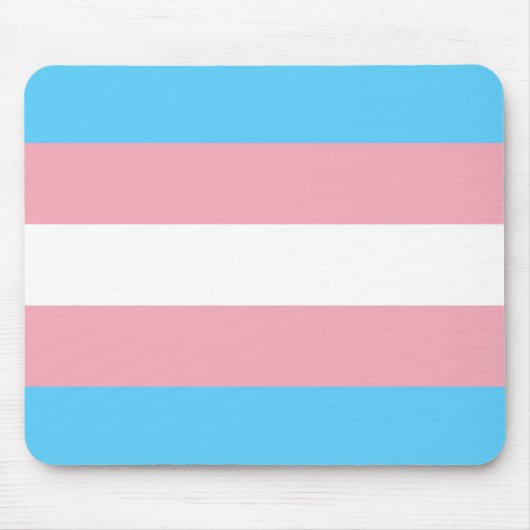 Transgender-Stolz-Flagge - LGBT Regenbogen Mousepad (Vorne)