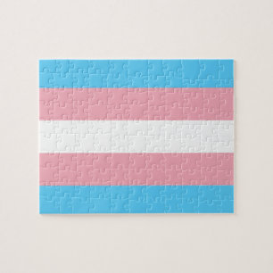 Transgender-Stolz-Flagge Puzzle
