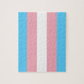 Transgender-Stolz-Flagge Puzzle (Vertikal)