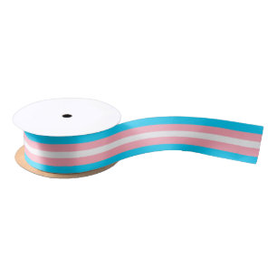 Transgender-Stolz-Flagge Satinband