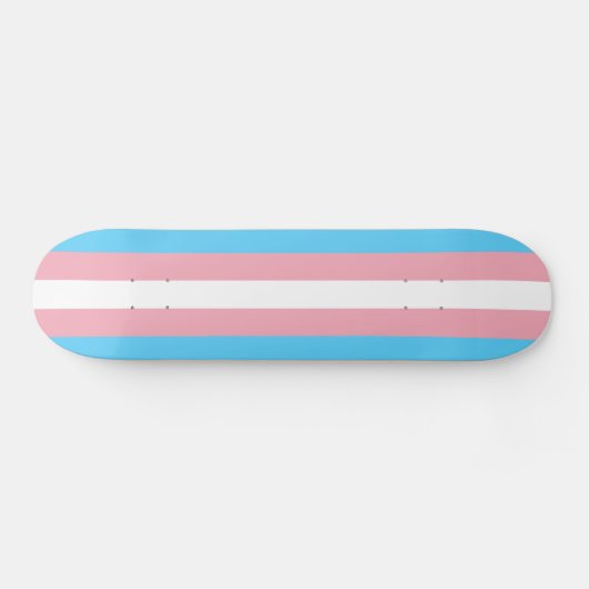 Transgender-Stolz-Flagge Skateboard (Horizontal)