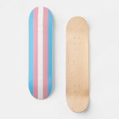 Transgender-Stolz-Flagge Skateboard (Vorderseite)