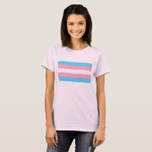 Transgender-Stolz-Flagge T-Shirt (Vorne ganz)