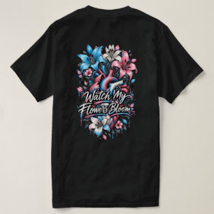 Transgender Stolz Florales Herz T-Shirt