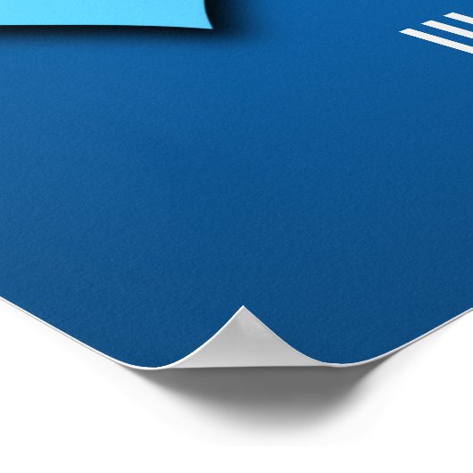 Transgender Stolz Herz Poster (Ecke)