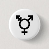 Transgender-Stolz-Knopf (Symbol) Button (Vorderseite)