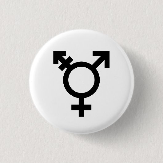 Transgender-Stolz-Knopf (Symbol) Button (Vorderseite)