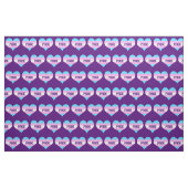 Transgender-Stolz-Liebe-Herzen Stoff (Fat Quarter (45,7 x 55,9 cm))