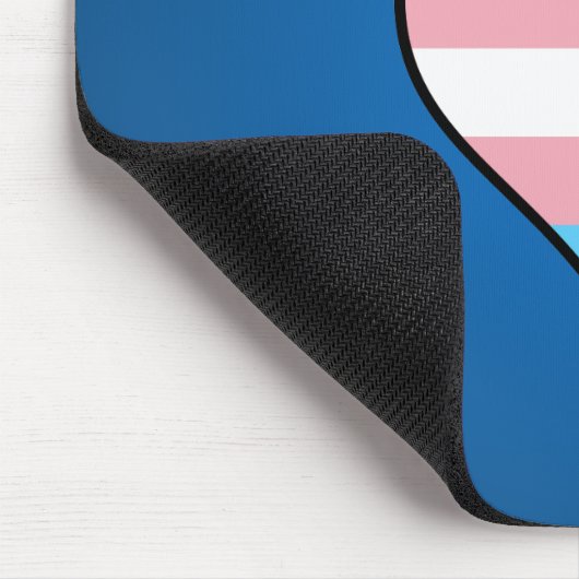 Transgender-Stolz Mousepad (Ecke)
