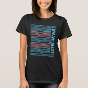 Transgender Stolz Nimm nichts an Trans Flagge LGBT T-Shirt