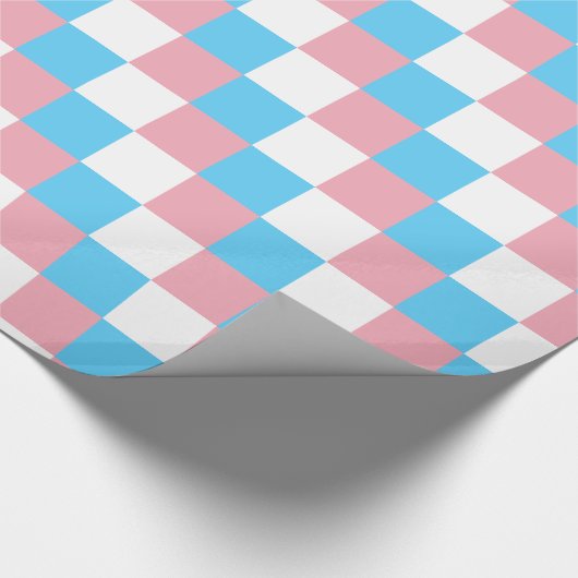 Transgender-Stolz-Papier Geschenkpapier (Ecke)